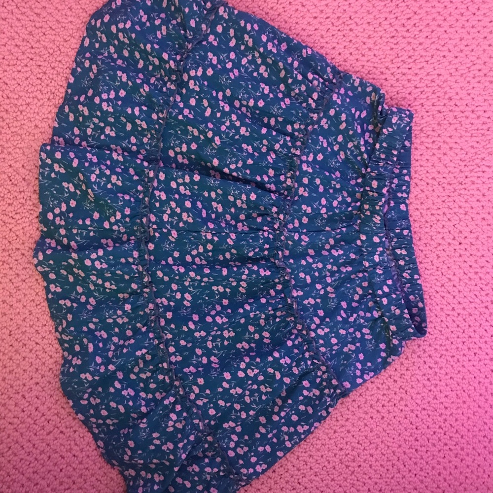 floral skirt